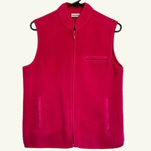 Casual outerwear Vest, Fuchsia color